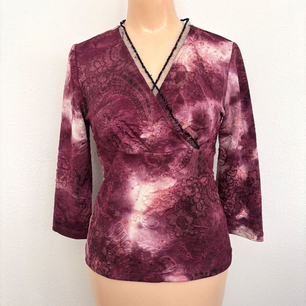 Christopher Banks Womens Babydoll Top Small